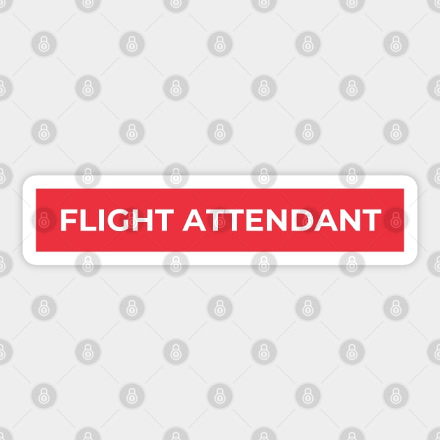 Flight Attendant Sticker by Jetmike
